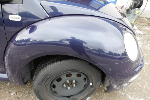 VW New Beetle 9C Kotflügel vorne rechts blau LG5T 1C0821104H (178022)