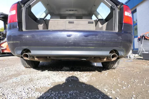 Quattro A6 4B Kombi Stoßstange hinten Heckstoßstange blau LZ5L Facelift + PDC (178109)