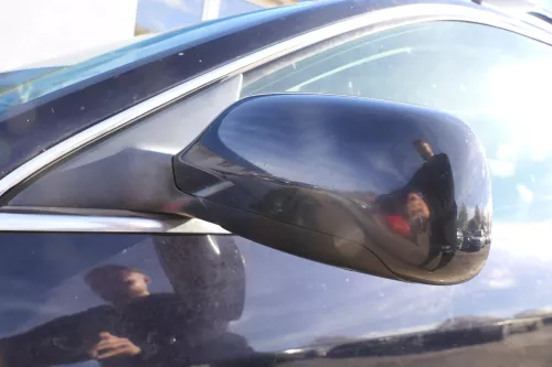 Audi A6 4B Spiegel Außenspiegel links blau LZ5L anklappbar Memor