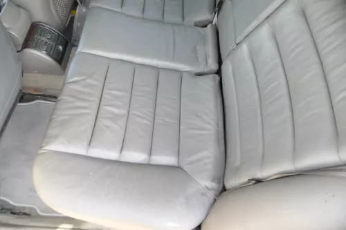 A6 4B Kombi Avant Rückbank Rücksitzbank Sitz Rücksitz Buffalino grau swing Leder (178128)