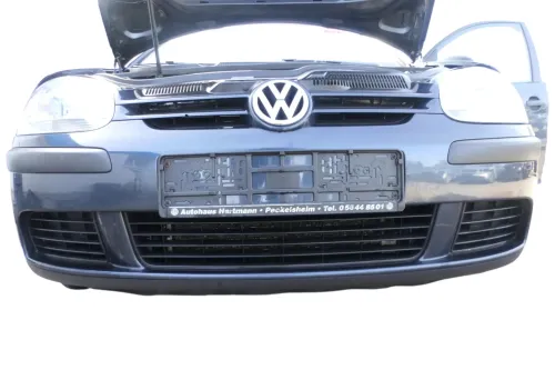 VW Golf 5 1K V Stoßstange vorne Frontoßstange Stoßfänger blau grau LC5F