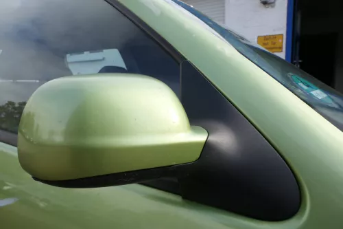 VW Polo 6N2 elektrischer Spiegel Außenspiegel rechts außen grün LC6M (178745)