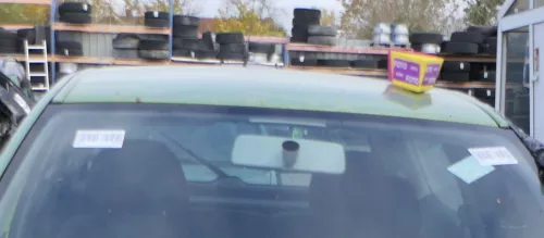 2x VW Polo 6N2 Dachleisten Leisten Dach grün LA6M Leiste Dachleiste rechts+links (178771)