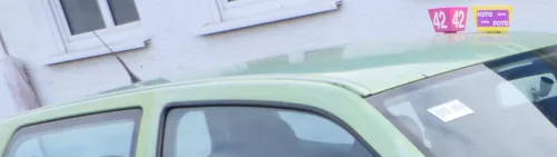2x VW Polo 6N2 Dachleisten Leisten Dach grün LA6M Leiste Dachleiste rechts+links (178771)
