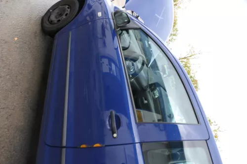 VW Fox 5Z Tür vorne links Fahrertür blau LL5M (178785)
