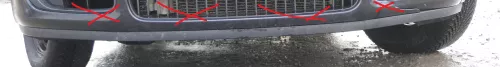 Fabia Roomster 5J NUR Lippe Spoiler unten an Stoßstange vorne Frontstoßstange  (178857)
