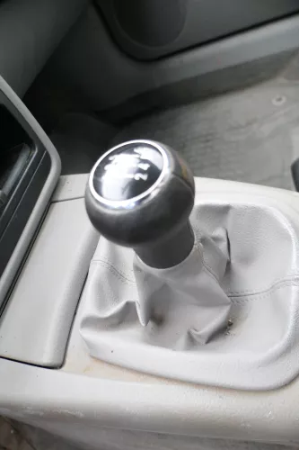 VW Passat 3B 3BG Schaltknauf Schaltsack Schaltung Schaltknüppel 5-Gang grau (178922)