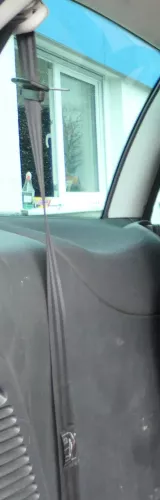 1x VW Sharan 7M Facelift Gurt ganz hinten links 3. Reihe 7M3857815C