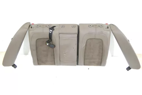 VW Passat 3C Kombi Sitz Rückbank Rücksitzbank Sitze Leder Lehne latte macchiato (179149)