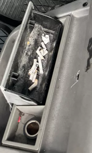 VW T4 Aschenbecher Zigarettenanzünder 2D0857305  U71 grau (179194)