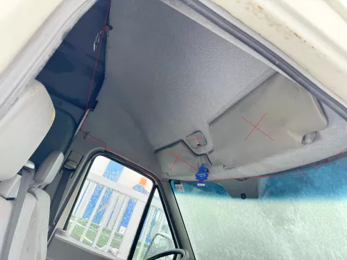 VW LT 35 2D 28 Himmel Decke Dachhimmel Dach oben Hoch - vorne