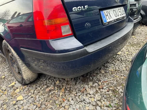 VW Golf 4 Kombi Avant Stoßstange hinten Heckstoßstange Stoßfänger blau LA5G (179213)