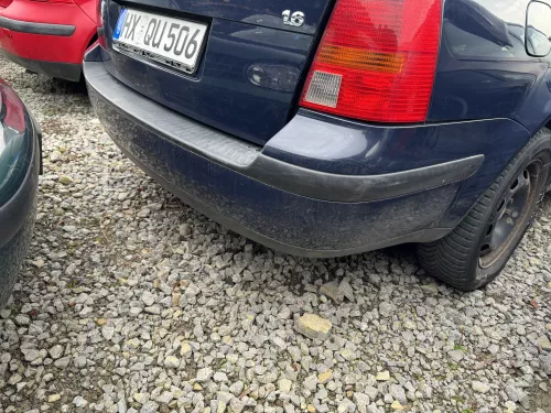 VW Golf 4 Kombi Avant Stoßstange hinten Heckstoßstange Stoßfänger blau LA5G (179213)