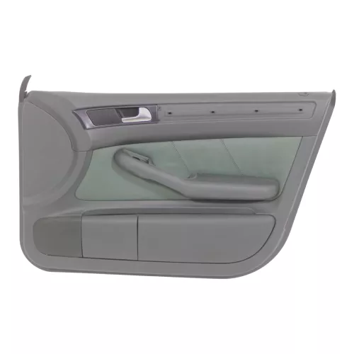 1x Audi A6 4B Türverkleidung Verkleidung Tür vorne rechts Leder grün farngrün