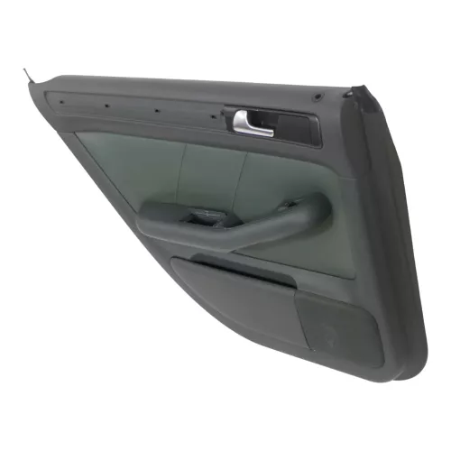 1x Audi A6 4B Türverkleidung Verkleidung Tür hinten links Leder grün farngrün (179249)