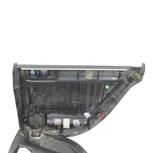1x Audi A6 4B Türverkleidung Verkleidung Tür hinten links Leder grün farngrün (179249)