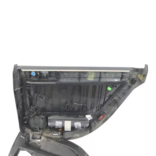 1x Audi A6 4B Türverkleidung Verkleidung Tür hinten links Leder grün farngrün (179249)