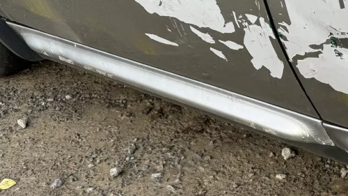 A6 4B 4Z Allroad NUR Zierleiste Leiste Abdeckung Tür vorne links unten -Delle (179271)