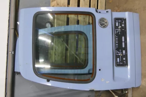 VW Caddy 9K Seat Inca Tür hinten links Heckklappe Hecktür blau + Scheibe
