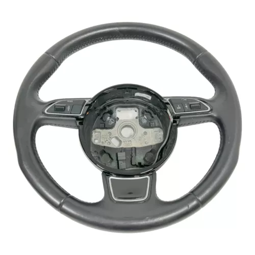 Audi A6 4F A4 8K Lederlenkrad Leder 3-Speichen Multifunktions schwarz Sport