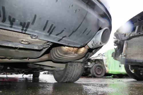 1x Audi A4 8K Auspuff Endschalldämpfer rechts hinten Benziner  (179362)