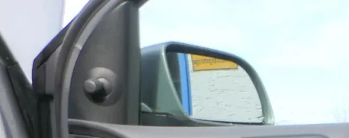 VW Polo 9N 9N3 manueller Spiegel Außenspiegel rechts vorne grau LD7W (179419)