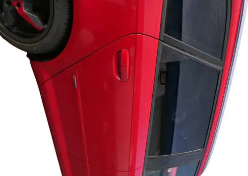 Audi A3 8P 4/5-Türer Tür hinten rechts Rahmen Türblatt rot LY3J Sportback (179478)