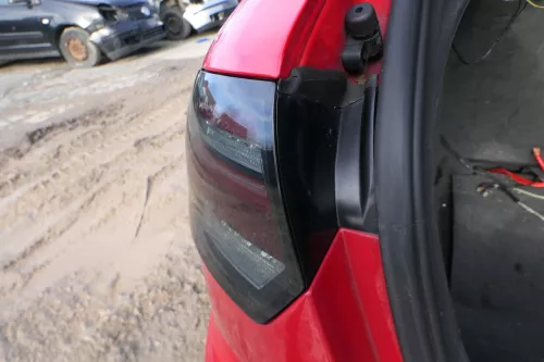 Audi A3 8P Stoßstange Stoßfänger hinten 4/5-Türer rot LY3J - Doppelrohr Sportbac (179494)