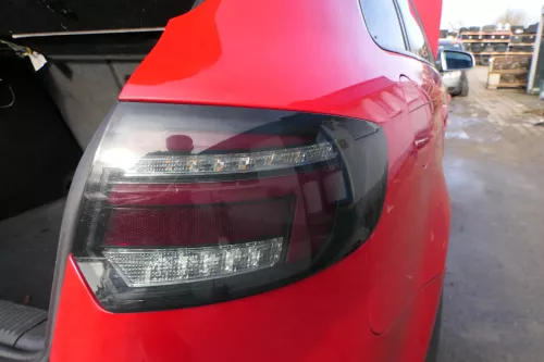 Audi A3 8P Stoßstange Stoßfänger hinten 4/5-Türer rot LY3J - Doppelrohr Sportbac (179494)
