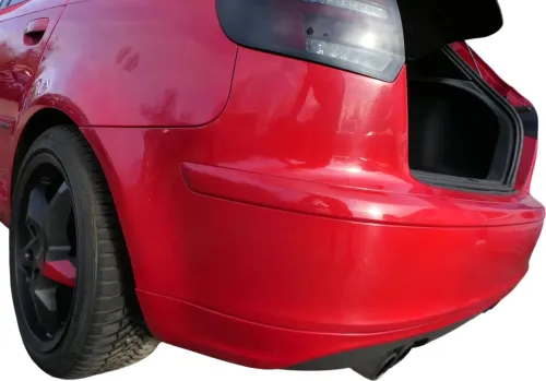 Audi A3 8P Stoßstange Stoßfänger hinten 4/5-Türer rot LY3J - Doppelrohr Sportbac (179494)