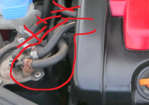 Golf 5 A3 8P 2,0 TDI Leitung Leitungen Kraftstoffleitung Rohre Rohr AZV BKD (179504)