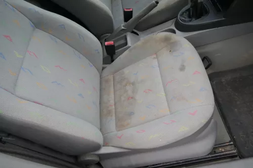 VW Caddy 3 2K für Post Sitz vorne rechts Beifahrersitz + Schiene + Gurt