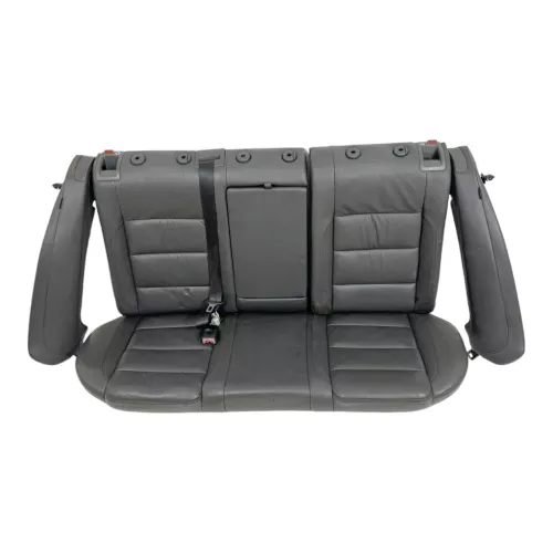 VW Jetta 1K Sitz Rückbank Rücksitzbank Sitze Leder Lehne anthrazit  (179761)