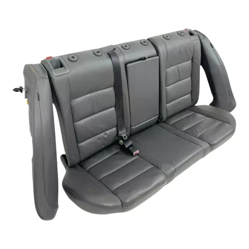 VW Jetta 1K Sitz Rückbank Rücksitzbank Sitze Leder Lehne anthrazit  (179761)