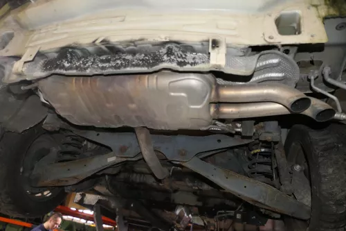 Sharan 7N Auspuff nur Endschalldämpfer hinten TDI 2,0 CFFB (179821)