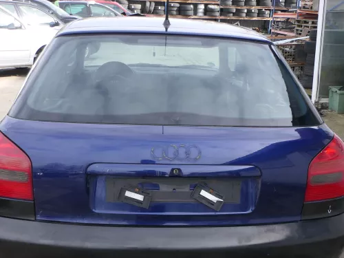 A3 8L bis cBj. ca1999 Heckklappe Kofferraumklappe Klappe hinten blau LZ5K Scheib