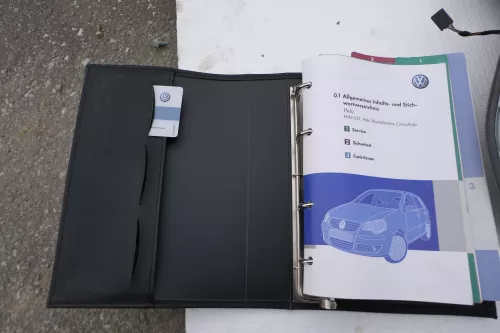 VW Polo 9N 9N3 Bordbuch Bordmappe mit Bedienungsanleitung Anleitung Beschreibung (179944)
