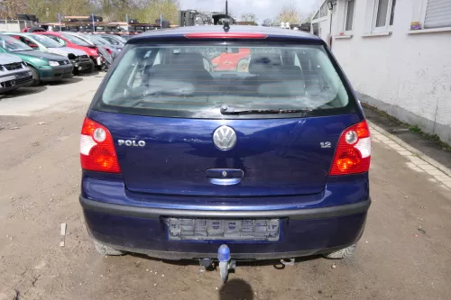 VW Polo 9N 9N3 Stoßstange Heckstoßstange hinten blau LB5N (180035)