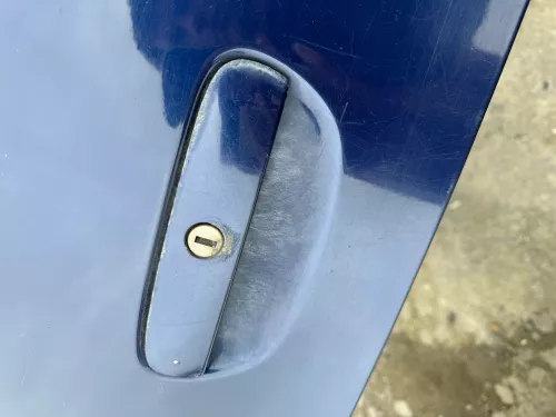 VW Polo 9N3 9N Heckklappe Kofferraumklappe Klappe blau LB5N ohne Anbauteile (180039)