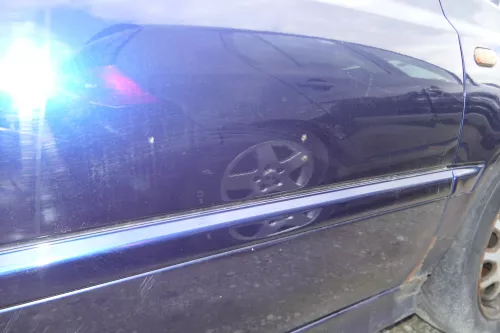 VW Golf 3 4 1E Cabrio Tür vorne rechts Beifahrertür blau LC5U - ohne Anbauteile (180216)