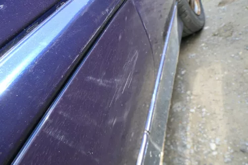 VW Golf 3 4 1E Cabrio Tür vorne rechts Beifahrertür blau LC5U - ohne Anbauteile (180216)