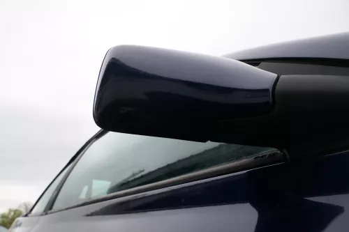 VW Golf 3 Cabrio 1E elektrischer Spiegel Außenspiegel rechts blau LC5U (180221)