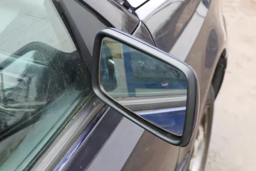 VW Golf 3 Cabrio 1E elektrischer Spiegel Außenspiegel rechts blau LC5U (180221)