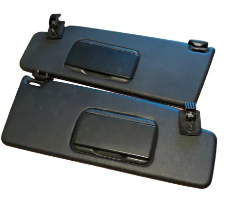 2x VW Golf 3 Cabrio 4 Sonnenblenden Sonnenblende rechts+links vorne schwarz (180248)