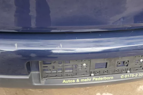 VW Golf 5 1K Limousine Stoßstange hinten Heckstoßstange blau LA5G (180323)