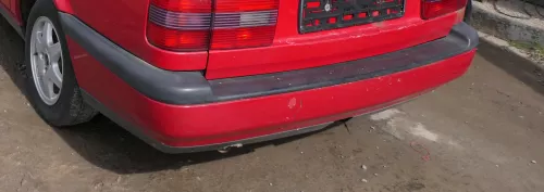 VW Passat 3A 35i Kombi Stoßstange hinten Heckstoßstange Stoßfänger rot LY3D (180452)