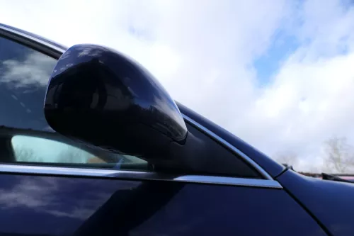 Audi A6 4B Spiegel Außenspiegel rechts elektrisch blau LZ5T + Glas (180523)