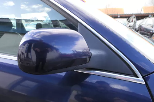 Audi A6 4B Spiegel Außenspiegel rechts elektrisch blau LZ5T + Glas (180523)