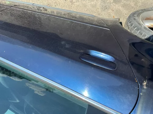 Audi A6 4B C5 Tür Türblatt hinten rechts blau LZ5T mit Rahmen (180533)