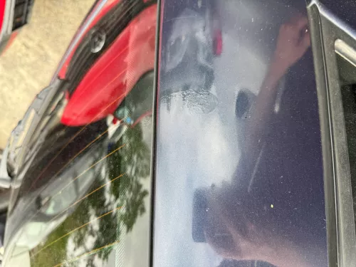 VW Passat 3B Kombi Variant Heckklappe Klappe hinten mit Scheibe blau LN5Y (180652)